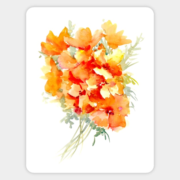 Californian Poppies Sticker by surenart